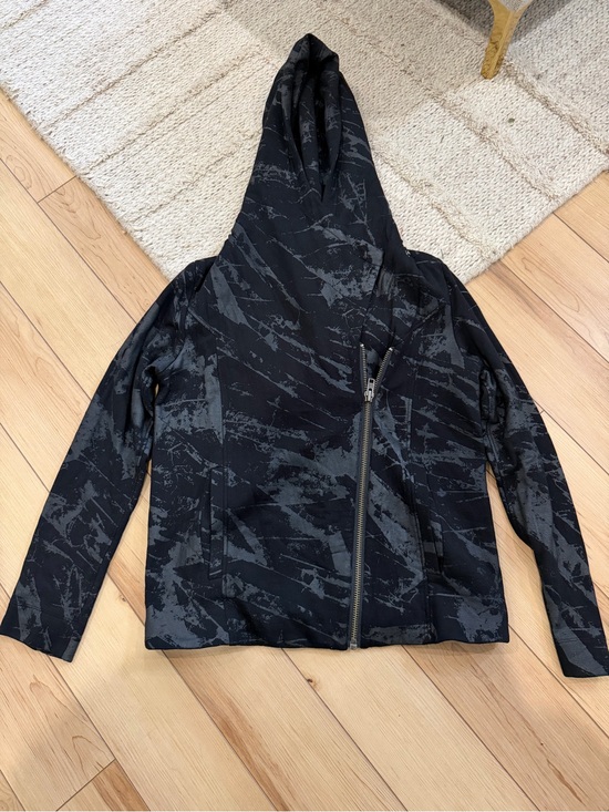 Helmut Lang Jackets & Blazers - Helmut Lang women’s Black & Charcoal Hooded Bomber Jacket